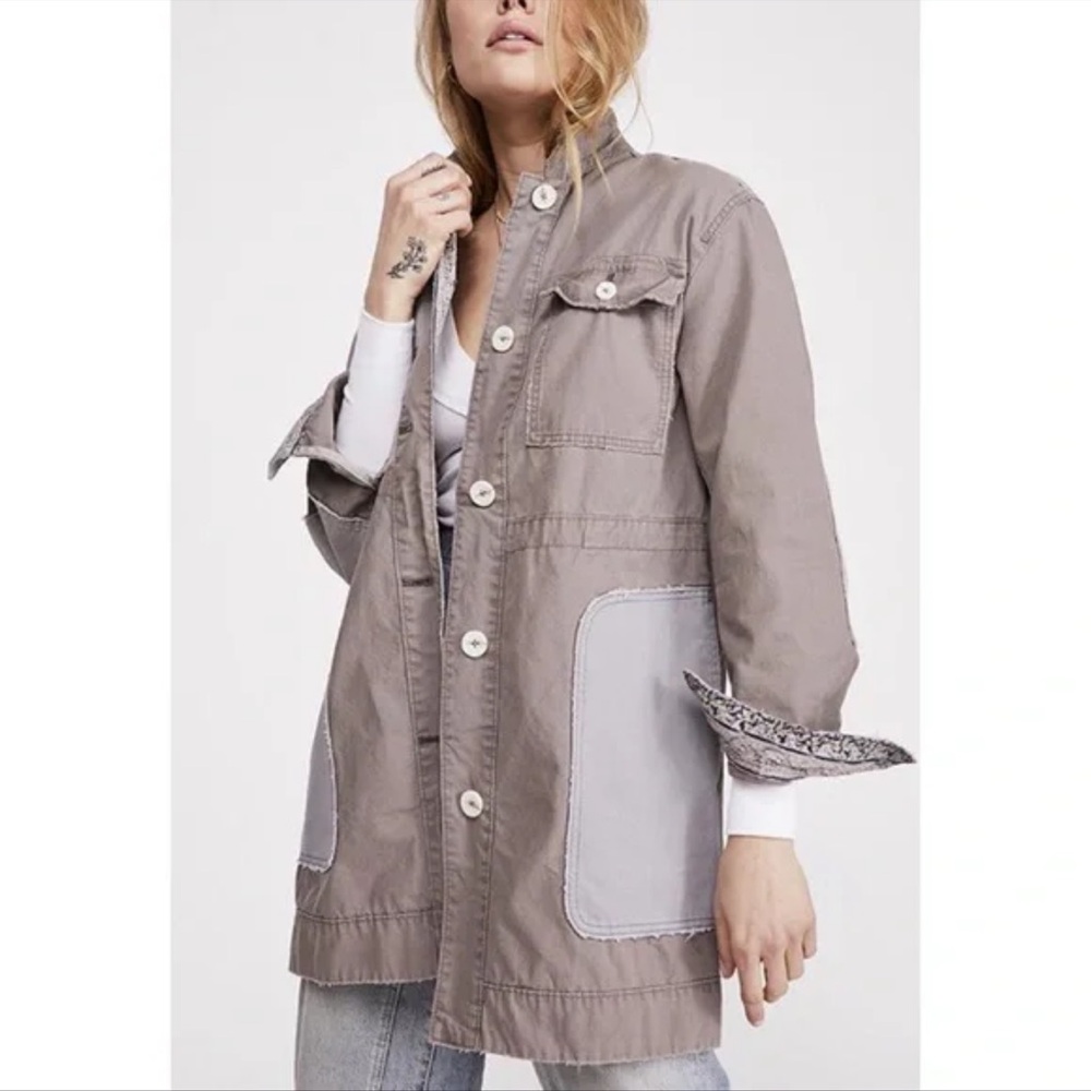 WE THE FREE Apollo patchwork utility jacket